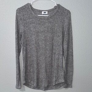 Old Navy Soft Charcoal Long Sleeve Top